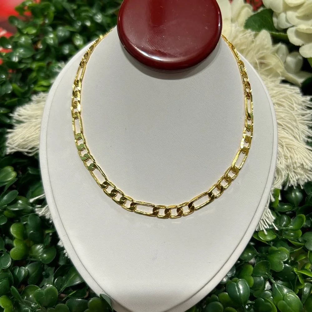 Elegant Gold Chain Necklace 45CM 925